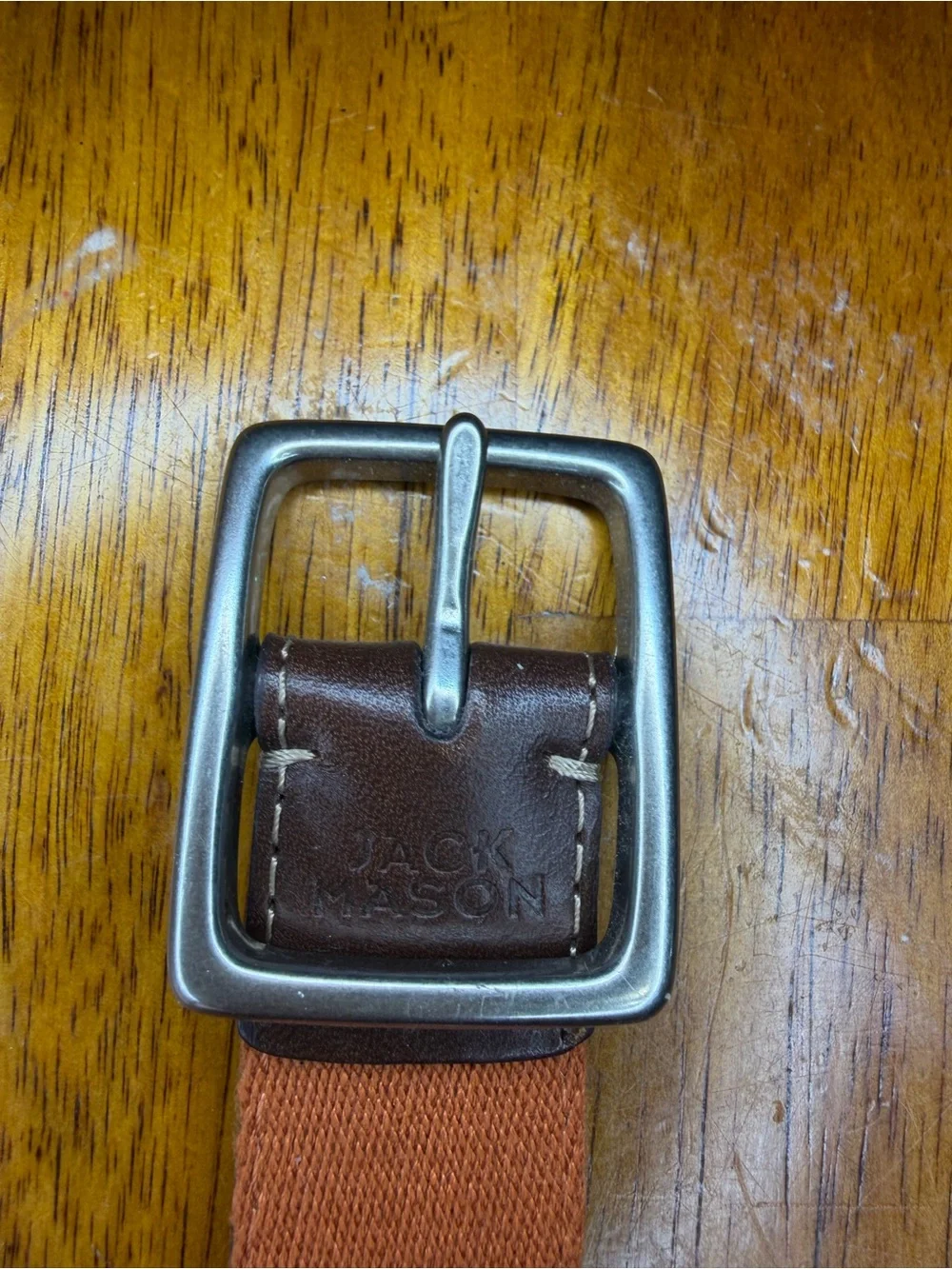 Jack Mason Texas Longhorns Men’s Belt Size 32 Burnt Orange Leather NCAA
